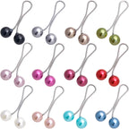Pinces Anti-Glisse pour Hijab — Broches Perlées Fixation Foulard (Lot de 10)
