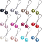 Pinces Anti-Glisse pour Hijab — Broches Perlées Fixation Foulard (Lot de 10)