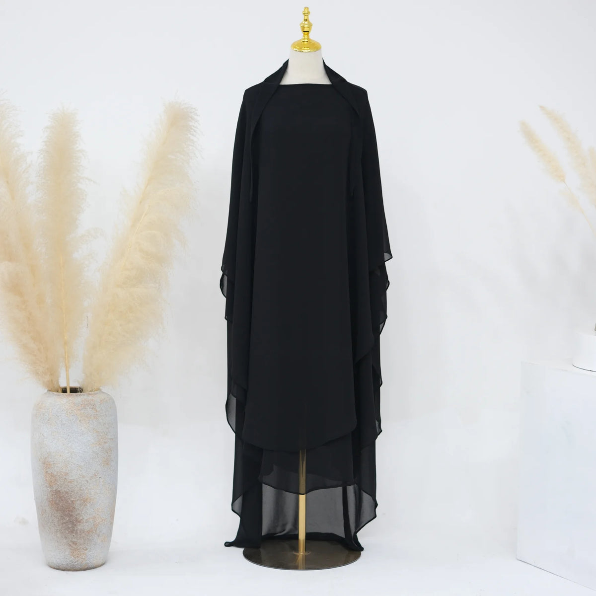 Khimar Zellina - noir (Black)